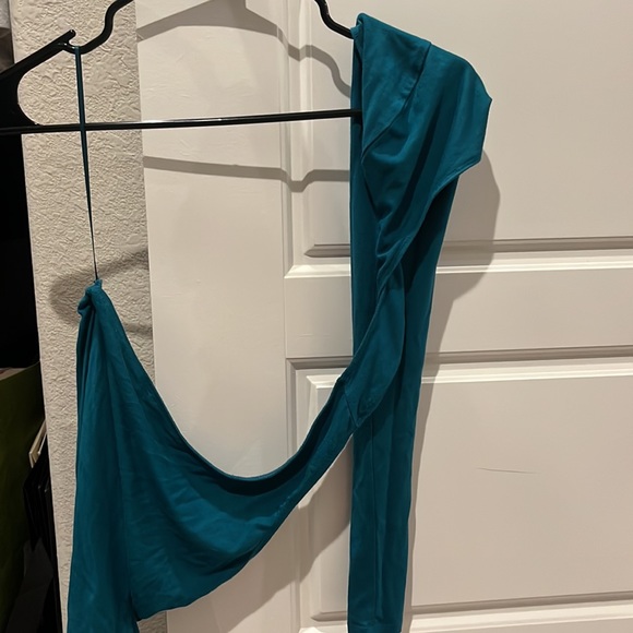 Superdown Alessandra Bodysuit in Dark Teal - Picture 5 of 7
